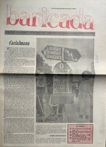 Baricada, nr. 20, 29 mai 1990
