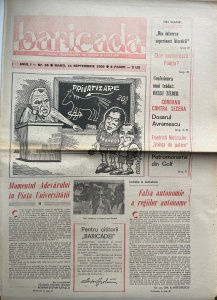 Baricada, nr. 35, 11 septembrie 1990
