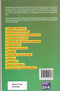 Bogdan Patrut - Invatati limbajul Pascal in 12 lectii - Img 2