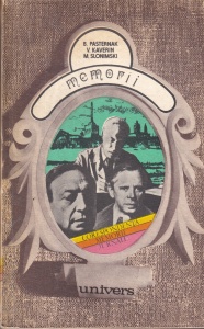 Boris Pasternak, Veniamin Kaverin, Mihail Slonimski - Memorii