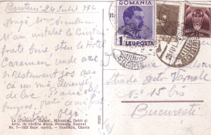Busteni. Castelul Cantacuzino (circulata 1936) - Img 2