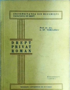 C. St. Tomulescu - Drept privat roman