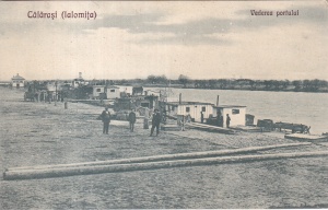 Calarasi (Ialomita). Vederea portului (1927, necirculata)