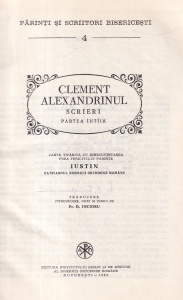 Clement Alexandrinul - Scrieri, volumul 1 (PSB 4) - Img 2