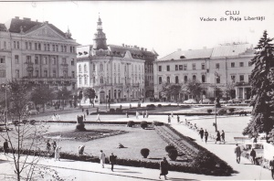 Cluj. Vedere din Piata Libertatii (necirculata)