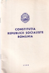 Constitutia Republicii Socialiste Romania 1986