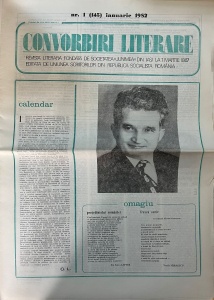 Convorbiri Literare, nr. 1, ianuarie 1982