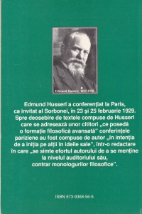 Edmund Husserl - Conferinte pariziene - Img 2