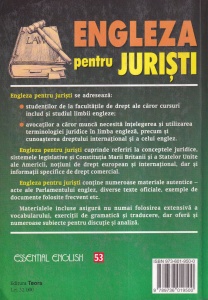 Engleza pentru juristi - Michael Brookes, David Holden, Wesley Hutchinson - Img 2