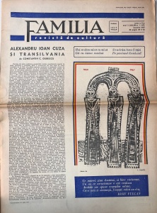 Familia. Revista de cultura, nr. 1, 17 ianuarie 1967