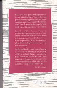 Gabriel Liiceanu - Romania. O iubire din care se poate muri - Img 2