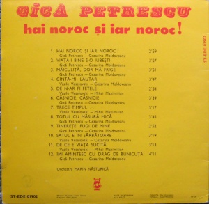 Gica Petrescu – Hai noroc si iar noroc! - Img 2