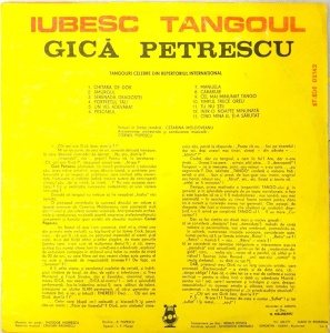 Gica Petrescu – Iubesc Tangoul - Img 2
