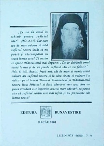 Ilie Cleopa - Valoarea sufletului - Img 2