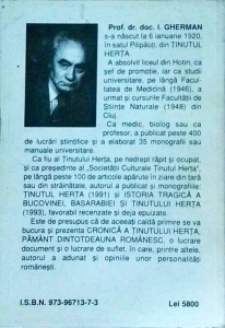 Ion Gherman - Cronica tinutului Herta. Pamant dintotdeauna romanesc - Img 2
