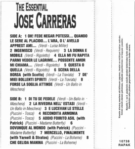 Jose Carreras – The Essential Jose Carreras - Img 2