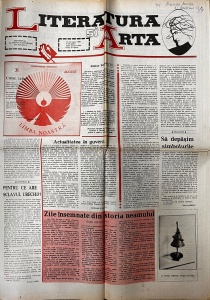 Literatura si Arta. Saptamanal al Uniunii Scriitorilor din Modova, nr. 35, 30 august 1990