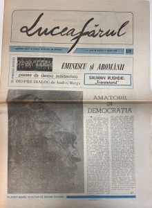 Luceafarul, nr. 10, 4 aprilie 1990