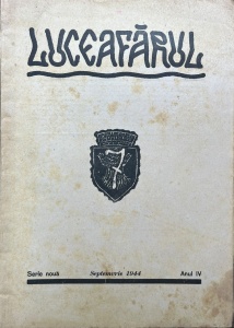 Luceafarul. Revista lunara de literatura, arta si cultura generala, nr. 7, septemvrie 1944