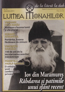 Lumea Monahilor, nr. 77, noiembrie 2013