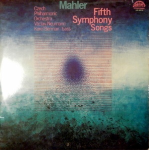 Mahler - Fifth Symphony Songs. Czech Philharmonic Orchestra, conductor: Vaclav Neumann, bass: Karel Berman (doua viniluri)