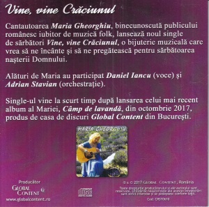 Maria Gheorghiu, Daniel Iancu - Vine, vine Craciunul - Img 2