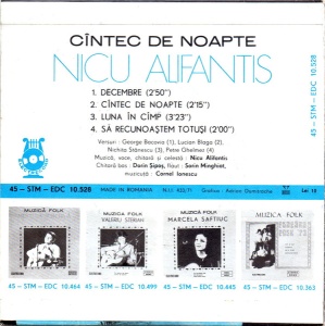 Nicu Alifantis – Cantec de noapte - Img 2