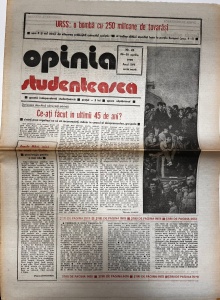 Opinia Studenteasca, nr. 23, 26-30 aprilie 1990