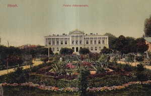 Pitesti. Palatul Administrativ (circa 1910, necirculata)