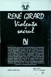 Rene Girard - Violenta si sacrul - Img 2