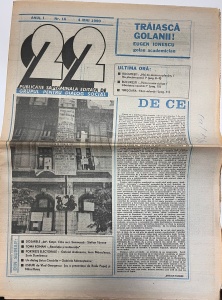 Revista 22, nr. 16, 4 mai 1990
