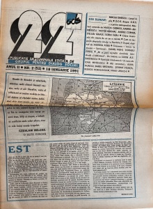 Revista 22, nr. 2, 18 ianuarie 1991