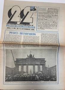 Revista 22, nr. 38, 5 octombrie 1990