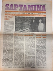 Saptamana, nr. 18, 5 mai 1989