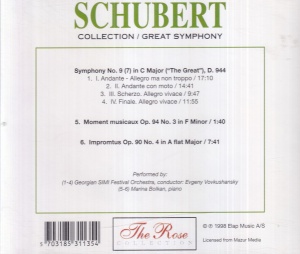 Schubert - Collection. Great Symphony - Img 2