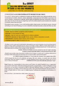 Sean Covey - Cele mai importante 6 decizii pe care le vei lua vreodata - Img 2