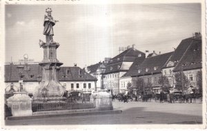 Sibiu. Piata Regele Ferdinand (1944, necirculata)