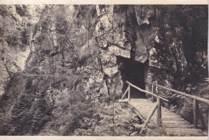 Sibiu. Valea Cibinului Tunel (circulata 1937)