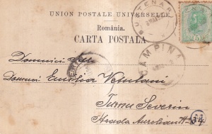 Sinaia. Baile Eforiei. Hotel Ungarth (circulata 1902) - Img 2