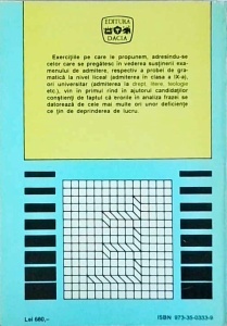 Stefan Gencarau - Exercitii de gramatica - Img 2