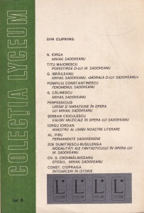 Studii despre opera lui Mihail Sadoveanu - Img 2