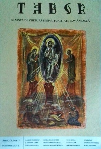Tabor. Revista de cultura si spiritualitate romaneasca, anul IX, nr. 1, ianuarie 2015
