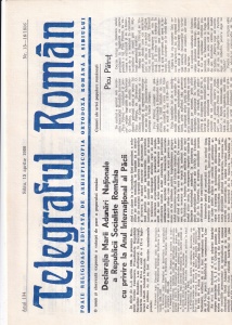 Telegraful roman, nr. 15-16, aprilie 1986. Foaie religioasa editata de Arhiepiscopia Ortodoxa Romana a Sibiului