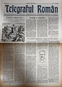 Telegraful roman, nr. 9-10, martie 1981. Foaie religioasa editata de Arhiepiscopia Ortodoxa Romana a Sibiului