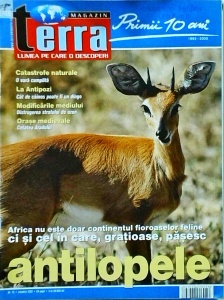 Terra Magazin, numarul 10, octombrie 2005. Antilopele. Africa nu este doar continentul fioroaselor feline ci si cel in care, gratioase, pasesc
