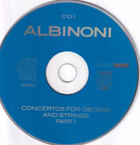 Tomaso Albinoni - Oboe Concertos Complete, Op. 7 and 9 (3 CD) - Img 3