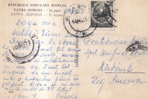 Vatra Dornei - In parc (circulata 1958) - Img 2
