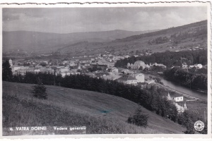Vatra Dornei. Vedere generala (scrisa 1939)