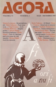 Agora, volumul 6, nr. 2, iulie-decembrie 1993
