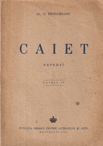 Al. O. Teodoreanu - Caiet (1943)